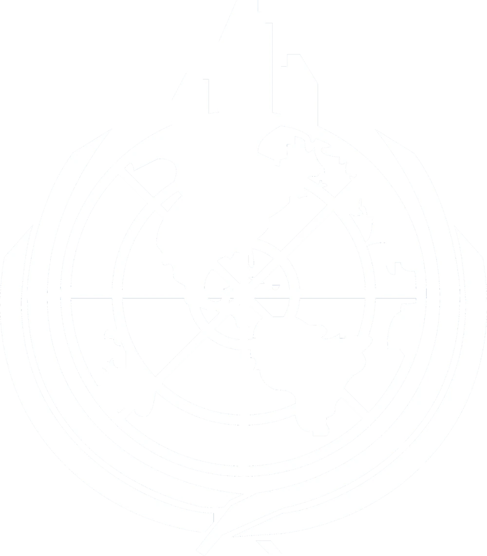 Logo of Helldivers Bot, which is a cartoon depiction of a spy sattelite